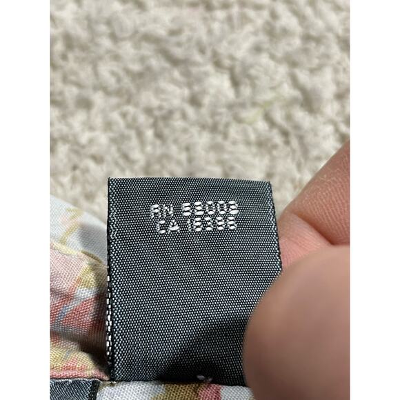 VTG Lizwear Womens Petite Small Floral Button Up Shirt Long Sleeve Top Liz Wear - Picture 7 of 7